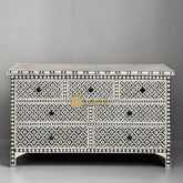 Bone Inlay Arctic Design 7 Drawers Chest | Bone Inlay Arctic Design 7 Drawers Dresser Table